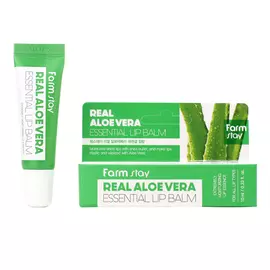 Суперувлажняющий бальзам для губ с алоэ, 10 мл, FarmStay