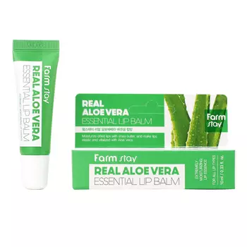 Суперувлажняющий бальзам для губ с алоэ, 10 мл, FarmStay