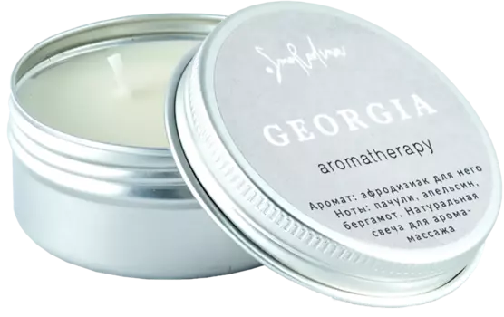 Свеча массажная "Грузия", для аромамассажа, 50 мл, SmoRodina
