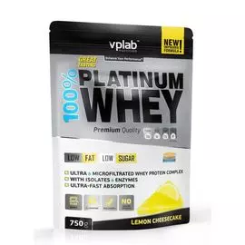 Сывороточный протеин 100% Platinum Whey, вкус «Лимонный чизкейк», 750 гр, VPLab