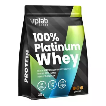 Сывороточный протеин 100% Platinum Whey, вкус «Шоколад», 750 гр, VPLab