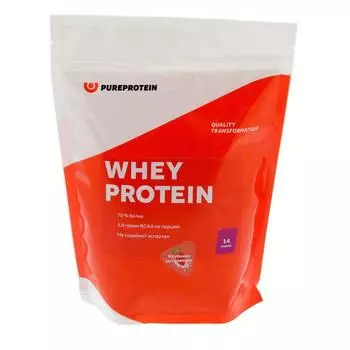 Сывороточный протеин, вкус «Клубника со сливками», 420 г, Pure Protein