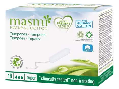 Тампоны Super, 18 шт, Masmi