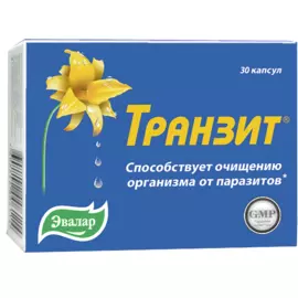 Транзит антигельминтный, 30 капсул, Эвалар
