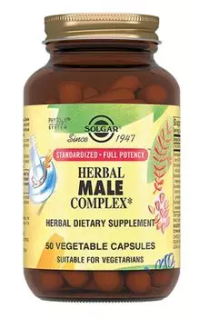 Травяной комплекс для мужчин, 50 капсул, Solgar
