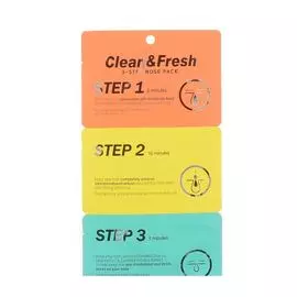 Трехэтапные полоски для носа, EUNYUL