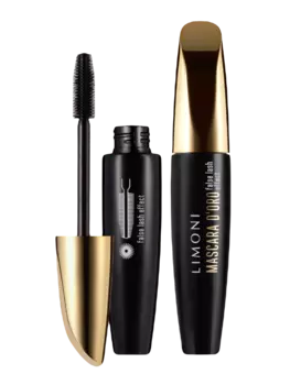 Тушь эффект накладных ресниц черная, Limoni