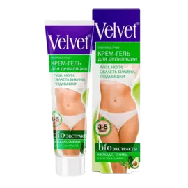Ультрабыстрый крем-гель для депиляции, 125 мл, Velvet