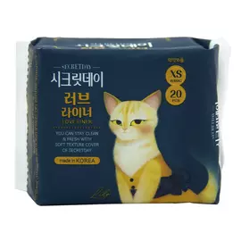 Ультратонкие дышащие ежедневные прокладки, 20 шт (14,5 см), Secretday