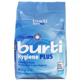 Универсальный cтиральный порошок для белого белья с дезинфицирующим эффектом 1,1 кг, BURTI Hygiene Plus