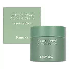 Успокаивающий крем с экстрактом чайного дерева, для чувствительной кожи, 80 мл, FarmStay