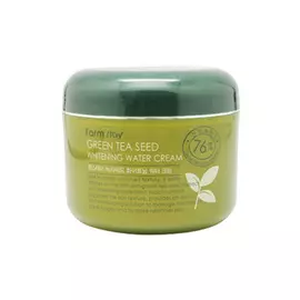 Увлажняющий осветляющий крем с семенами зеленого чая, 100 гр, FarmStay