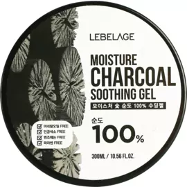 Увлажняющий успокаивающий гель с углем, 300 мл, Lebelage