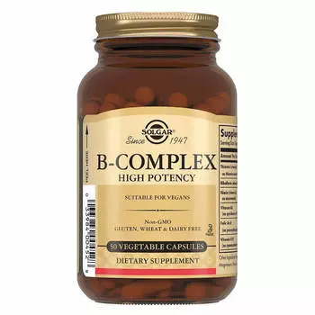 В-комплекс, 50 капсул, Solgar