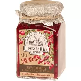 Варенье "Столбушинское" Томленая Брусника со сбитнем, 230 мл, Столбушинский Продукт