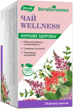 Витаботаника Чай Wellness, 20 фильтр-пакетов, Эвалар