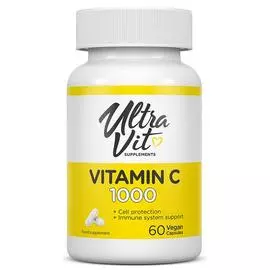 Vitamin C 1000 мг, 60 капсул, UltraVit