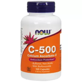 Витамин С-500, 100 капсул, NOW