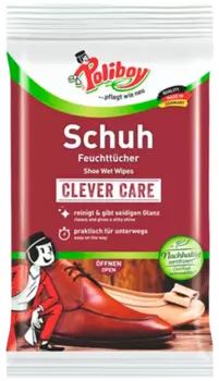 Влажные салфетки для обуви, 10 шт, Poliboy