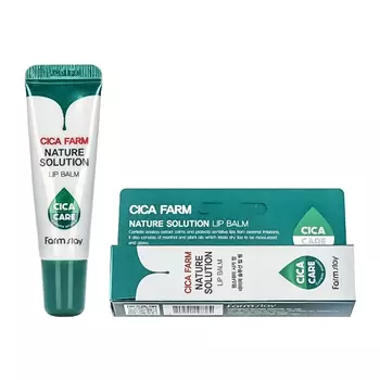 Восстанавливающий бальзам для губ с центеллой азиатской, 10 гр, FarmStay