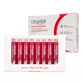Восстанавливающий филлер для поврежденных волос с керамидами, 13мл*10шт, FarmStay
