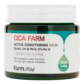 Восстанавливающий крем-бальзам для лица с центеллой азиатской, 80 г, FarmStay