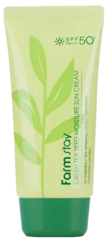 Защитный увлажняющий крем с семенами зеленого чая, 70 гр, FarmStay