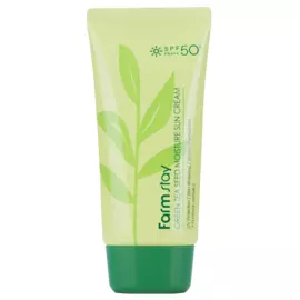 Защитный увлажняющий крем с семенами зеленого чая, 70 гр, FarmStay