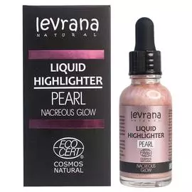 Жидкий хайлайтер Nacreous glow (розовый), 30 мл, Levrana