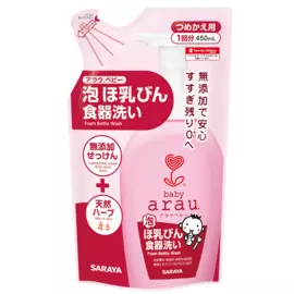 Жидкость для мытья детской посуд, картридж, 450 мл, Arau Baby