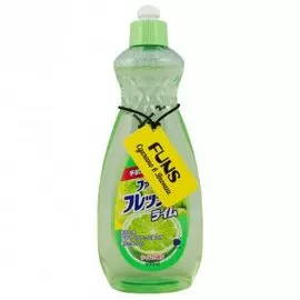 Жидкость для мытья посуды овощей и фруктов свежий лайм, FUNS, 600 мл