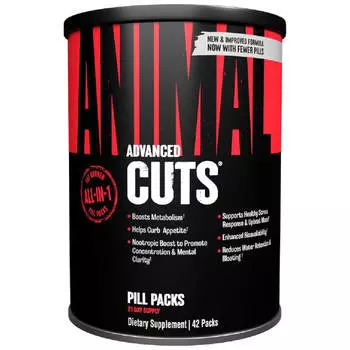Жиросжигающий комплекс Animal Advanced Cuts 42 порции, Universal Nutrition