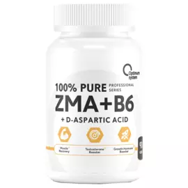 ZMA + B6, 90 капсул, Optimum System