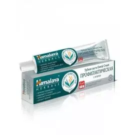 Зубная паста Dental Cream профилактическая с фтором, 100 г, Himalaya Herbals