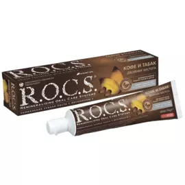 Зубная паста Кофе и табак, 74 г, R.O.C.S.
