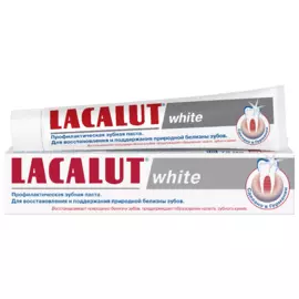 Зубная паста отбеливающая White, 75 мл, Lacalut