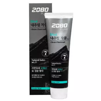 Зубная паста Уголь и мята, 120 г, DC 2080