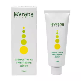 Органическая зубная паста «Укрепление десен», 75 мл, Levrana