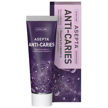 Зубная паста "Защита от кариеса и длительная свежесть", 75 мл, АСЕПТА