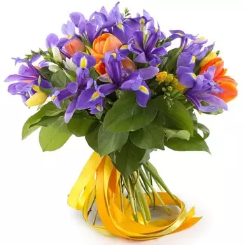 Арт Нуво: Ирисы и тюльпаны