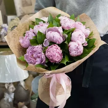 Букет из пионов "Сара Бернар"