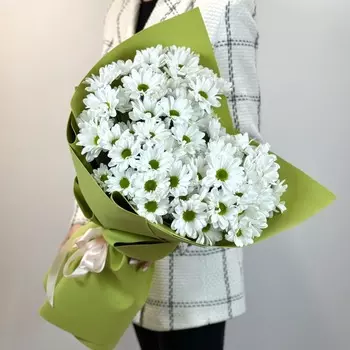 Букет из ромашковых хризантем