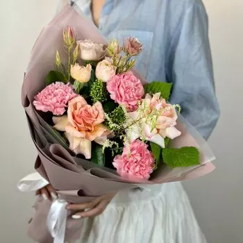 Букетик с Француской розочкой