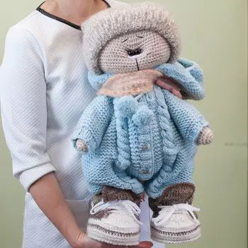 Игрушка ручной работы "Котенок"