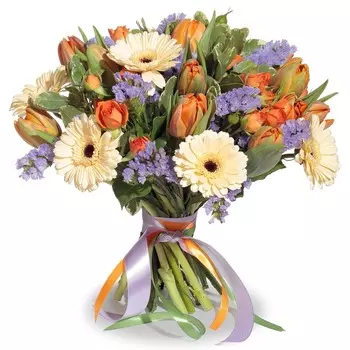 Ирида: Тюльпаны и герберы