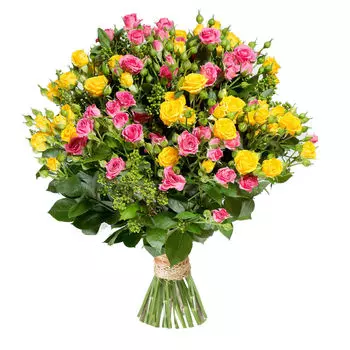 Куда приводят мечты: Кустовая роза и зелень