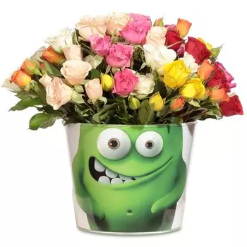 Монстрик: Микс кустовых роз