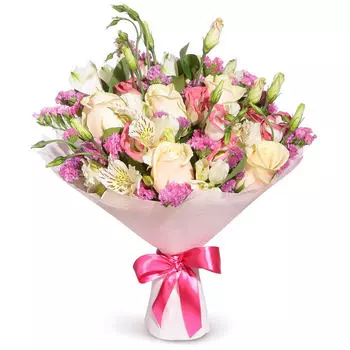 Настроение - Весна: лизиантус и розы