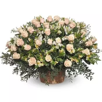 Очарование: Розы и альстромерии