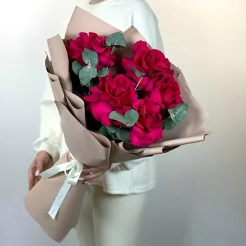 Средний букет из розы Ринк Флойд